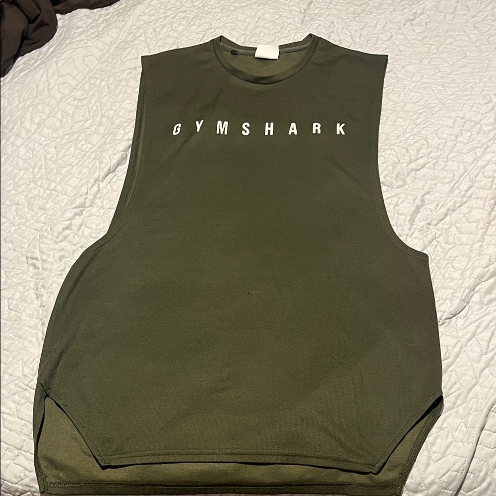 Gymshark Dark Green Muscle Tank